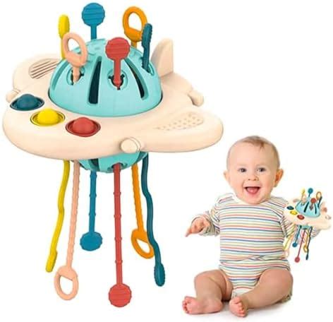 Buy Kidology Pull String Toy for Babies 6+ Months Teething Strings ...