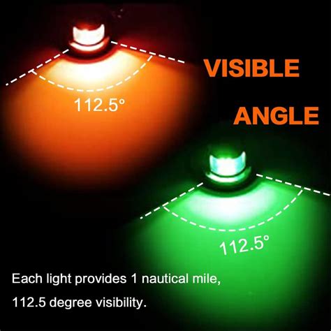 Buy IZTOSS Boat Navigation Light- 12V Stainless Steel LED Waterproof ...