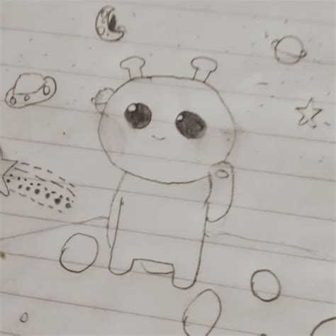 Alien Simple Drawing 的图像结果