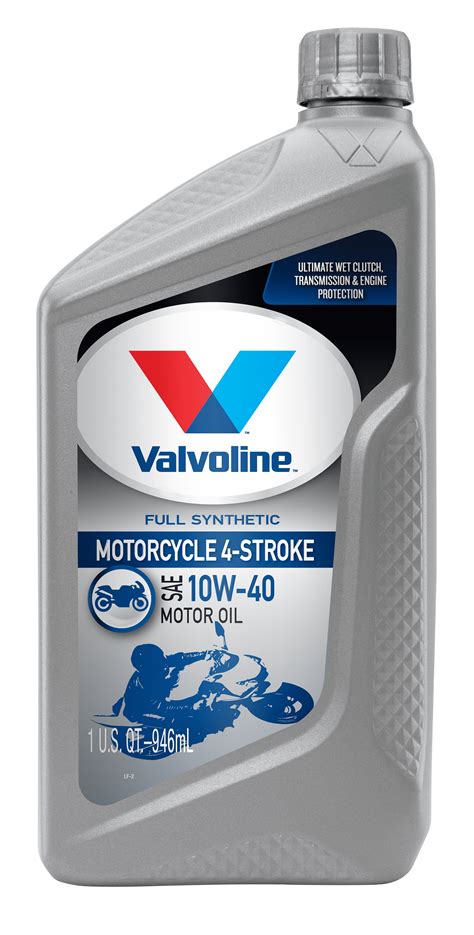 Buy Valvoline 4-Stroke Motorcycle Full Synthetic 10W-40 Motor Oil 1 QT ...