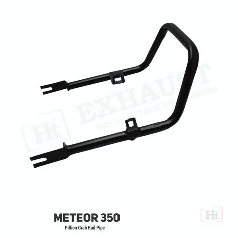 Meteor 350 pillion grab rail pipe – REM 623 / Ht Exhaust From Moto Modz.
