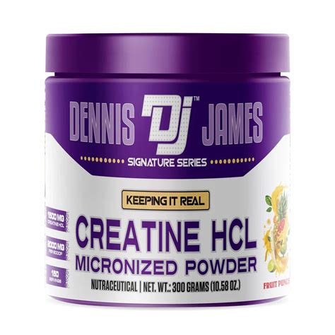 Dennis James Signature Series-Creatine HCL-150 Servings- Fruit Punch ...