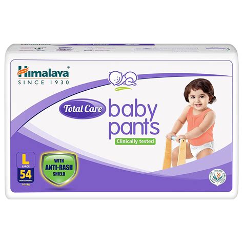 Himalaya Total Care Baby Diaper Pants Large, 54 Count Price, Uses, Side ...