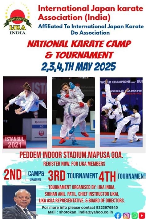IJKA India national tournament and Camp 2025, Peddem Multipurpose ...