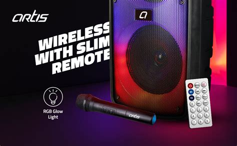 Artis MS304 40W Wireless Bluetooth Party Speaker with FM/USB/Aux in/TF ...