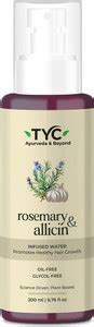 Tyc Rosemary & Allicin Water Hair Spray | Hair Mist for Hair Fall ...