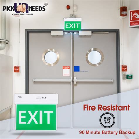 Pick Ur Needs Rechargeable Ceiling Mount Emergency LED Exit Indicate L