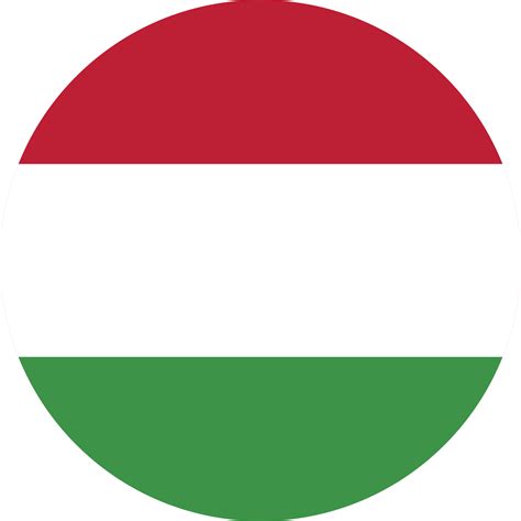 Circle flag of Hungary. 11571355 PNG