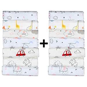 Buy Billy Bum Washcloth for New Born 100% Hosiery Cotton/Reusable Extra ...