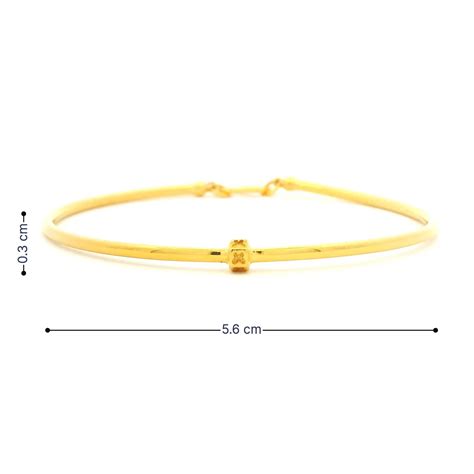 Minimal Shine Gold Bracelet – WHP Jewellers