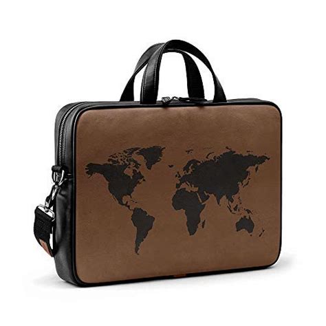 DailyObjects Wrinkled World Map City Compact Messenger Bag for Up to 15 ...