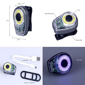 Buy Machfally Combo of Rechargeable QD001 USB Charging Cycle Front LED ...