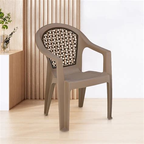 Nilkamal Paradise Plastic Arm Chair for Indoor/Outdoor/Study/Office ...