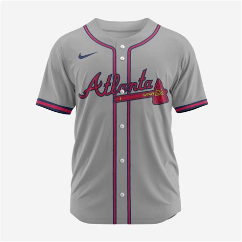 MLB Atlanta Braves Personalized 2024 Road Baseball Jersey - Style Spotx