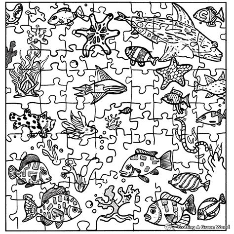 Image result for Puzzle Coloring Pages