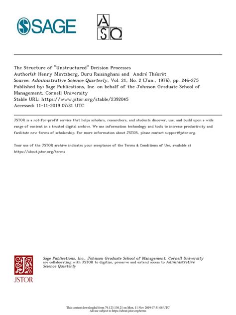 Image result for Unstructured Decisions Examples