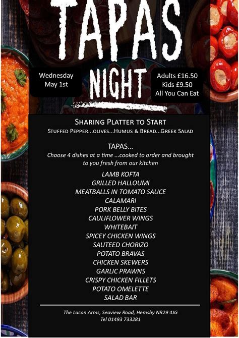 Greek Tapas Night - All You Can Eat - cooked to order!, Seaview Road ...