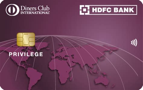Apply for Diners Privilege Credit Card Online | HDFC Bank