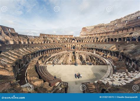 Rome. Inside the Colosseum, the Flavian Amphitheatre. History of the ...