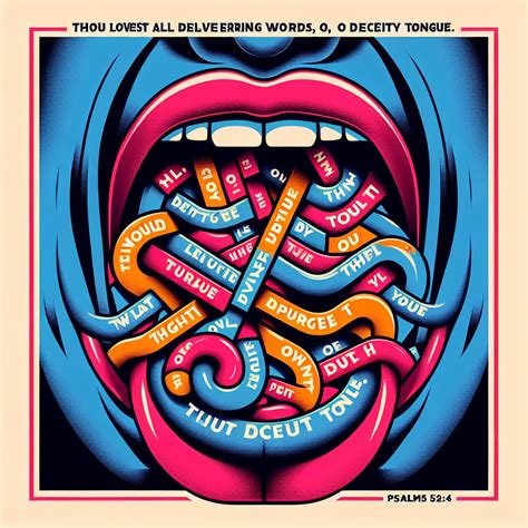 What does Psalms 52:4 mean? | Bible Art