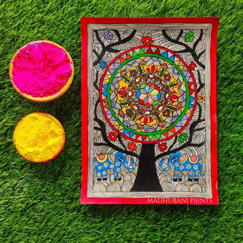 Wall Painting – MADHUBANI PAINTS BY ASHA JHA