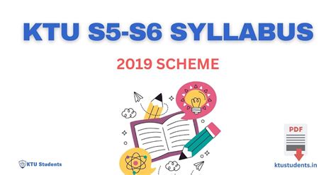 KTU S5-S6 2019 Scheme Syllabus for All Branches | Latest Updated | KTU ...