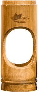 corner art store by Corner Art Store Bamboo planter cylinder cut shape ...