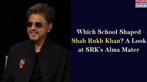 The classroom that created King Khan: SRK’s education story