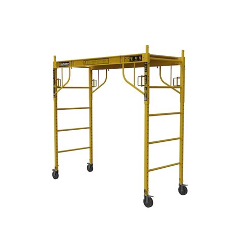 ScaffoldMart Reversible Baker Scaffold Steel 6.25-ft H x 2.29-ft W x 6. ...