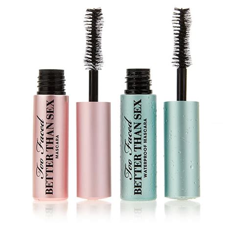 Buy Too Faced Better Than Sex Mascara Duo Regular and Waterproof Mini ...