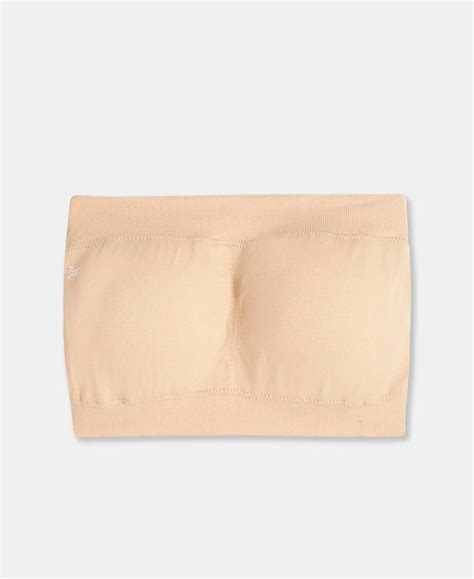 Buy Wirefree Padded Micro Touch Nylon Elastane Bandeau Bra with ...