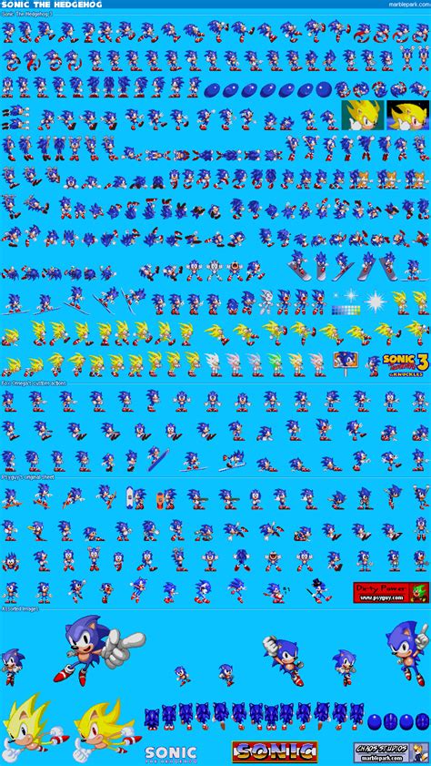 Sonic The Hedgehog Sprite Sheet - operfsandiego