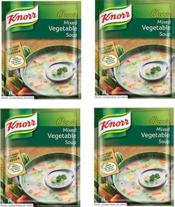 Knorr MIXED VEGETABLE SOUP PACK OF 4 Price in India - Buy Knorr MIXED ...