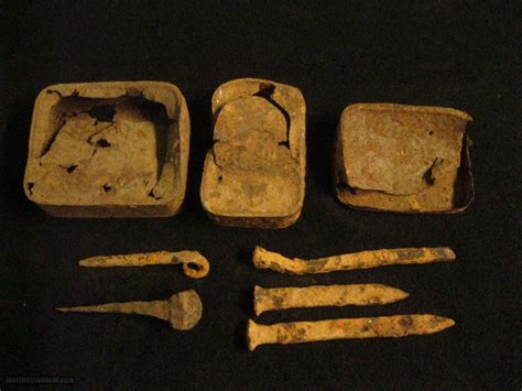 Dug Civil War Ration Cans & Spikes