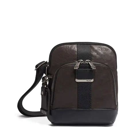 Barksdale Leather Crossbody Dark Brown