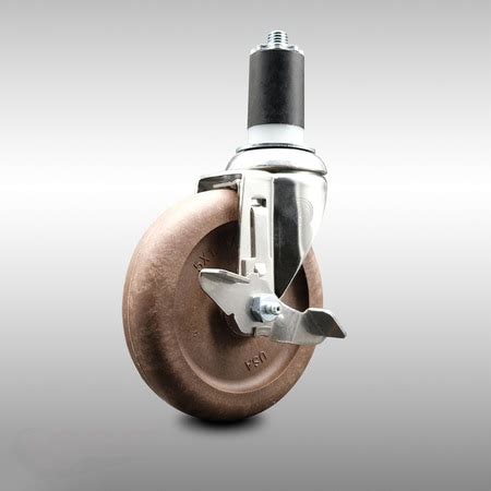 Service Caster 5 Inch 316SS High Temp Glass Filled Nylon 1-1/2 Inch ...