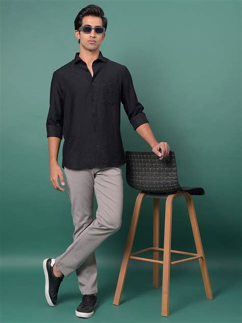 Sophisticated Grey Denim Jeans – Crimsoune Club