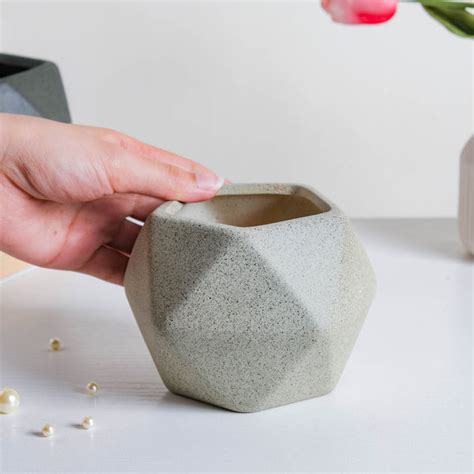 Abstract Ceramic Planter Pot Set Of 5 Online - Premium Planter | Nestasia