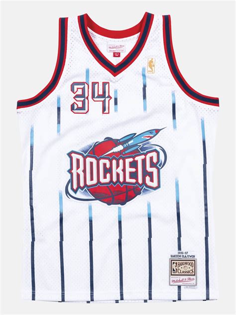 Mitchell&ness Swingman Jersey Houston Rockets96-97 Hakeem Olajuwon ...