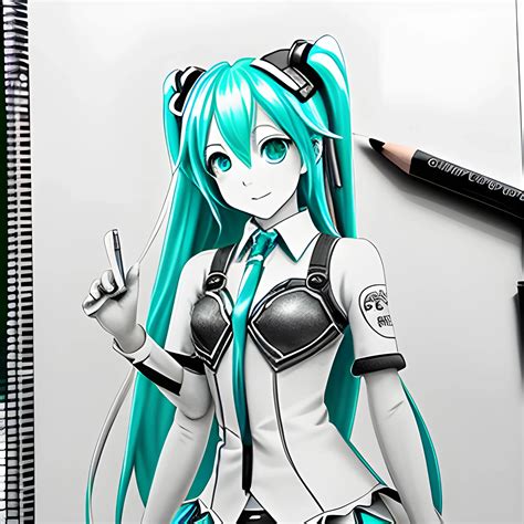 Miku Hatsune Drawing