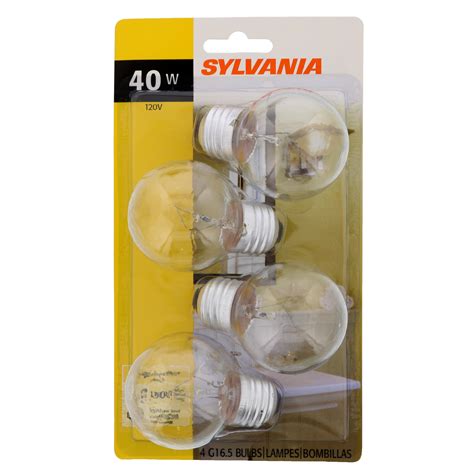 Sylvania G16.5 40-Watt Indoor Light Bulbs - Shop Light bulbs at H-E-B