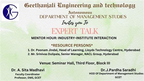 Home | Geethanjali College of Engineering and Technology