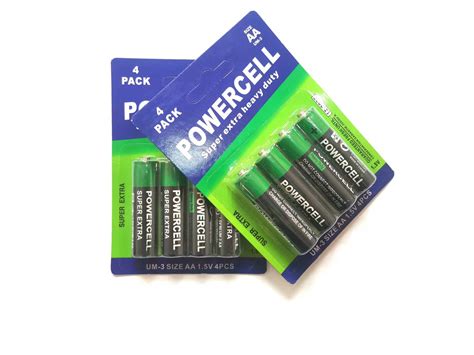 OEM Carbon Zinc Battery Dry Battery 1.5V R6 Um-3 for 18650 Battery ...