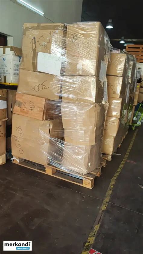 Pallet assortment of new products from major European brands - Spain ...