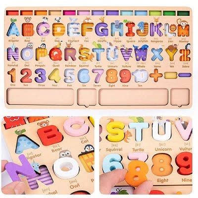 Extrokids Alphabet Puzzle Table, Calculations With English Learning Ca