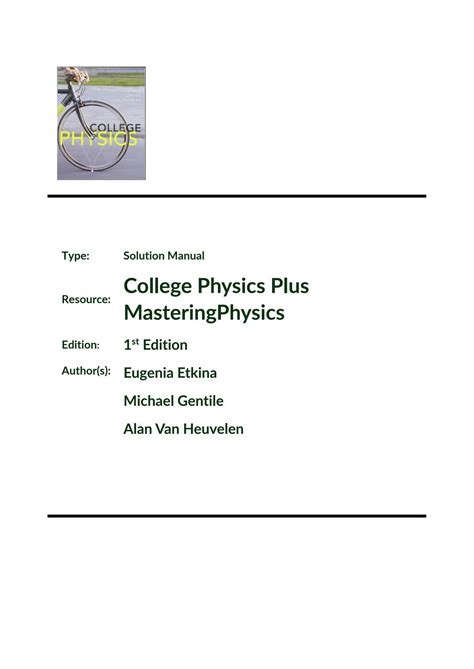 College Physics Plus MasteringPhysics with eText -- Access Card Package ...
