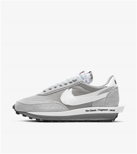 LDWaffle x sacai x Fragment 'Light Smoke Grey' Release Date. Nike SNKRS