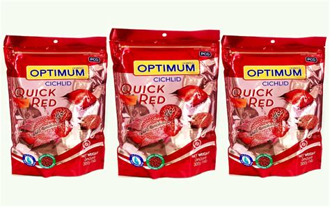 TED TABBIES Optimum Cichlid Red Pellet Fish Food 300Gm(Pack Of 3 ...