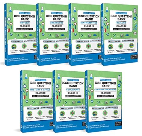 Oswal-Gurukul Most Likely ICSE Question Bank Class 9 Bundles (Set of 7 ...