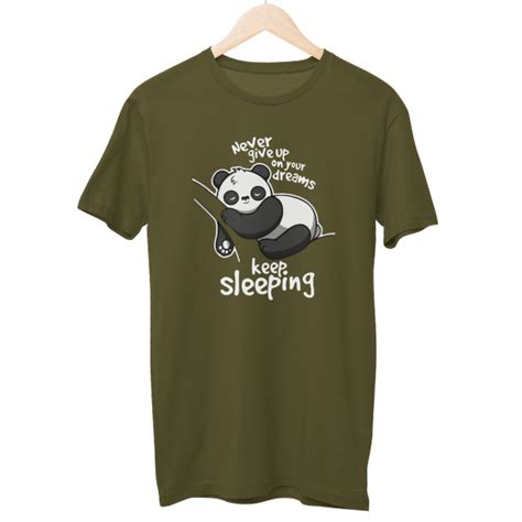 Never Give Up Unisex Regular T-Shirt – Shuflz